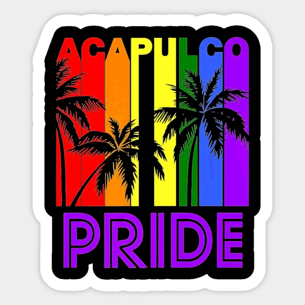 Acapulco Pride Gay LGBTQ Sticker by Kat dennings